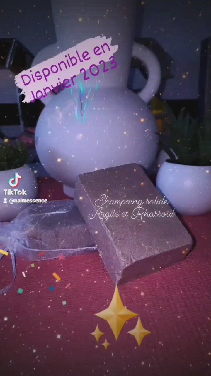 Shampoing solide  l'Argile Rhassoul