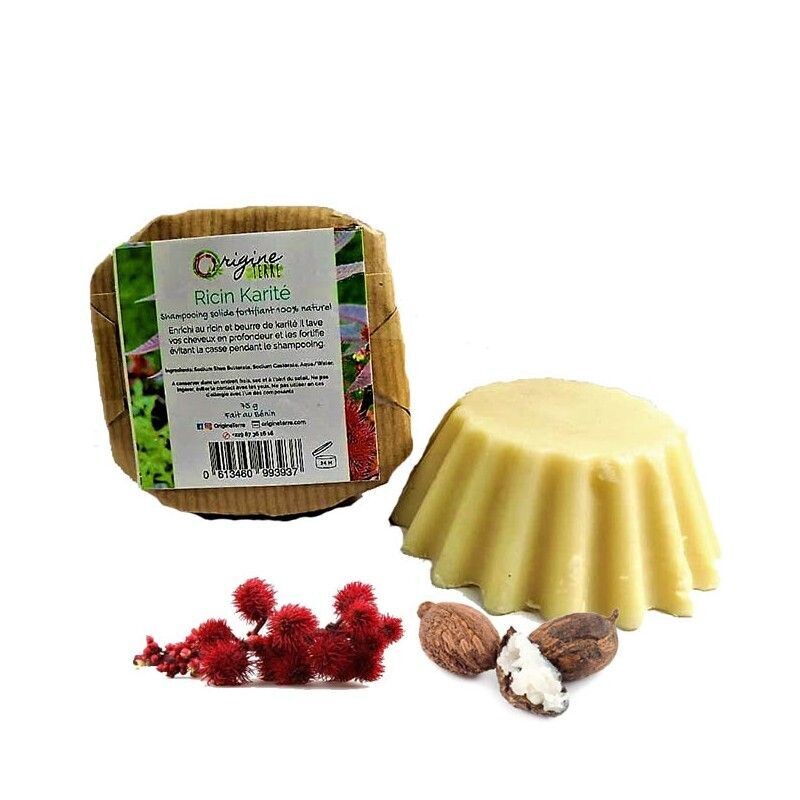 Shampoing solide Ricin-Karité