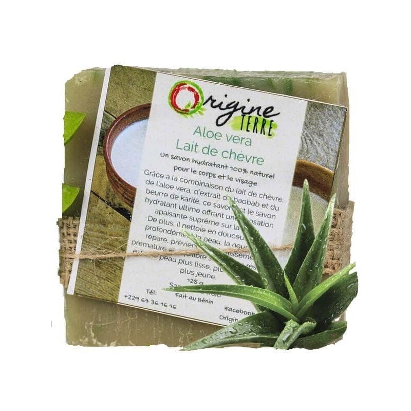 Savon hydratant Aloe Vera et Lait de chèvre