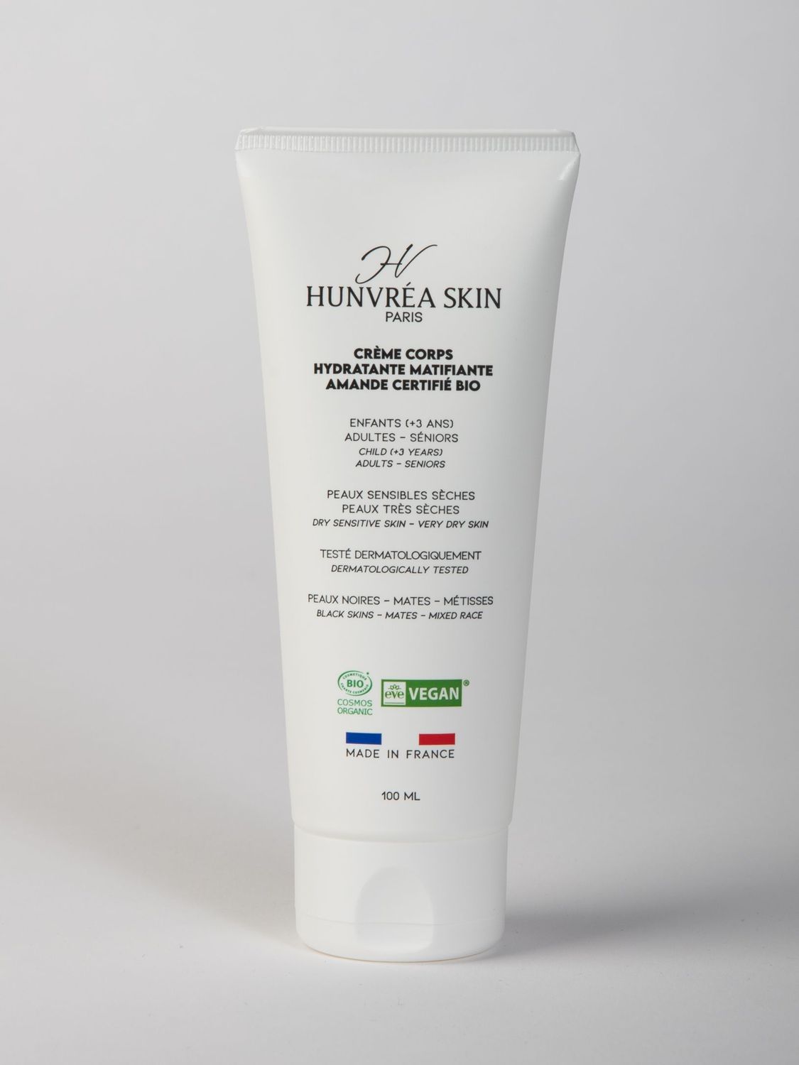 Crème pour le corps, hydratante et matifiante 100 ml