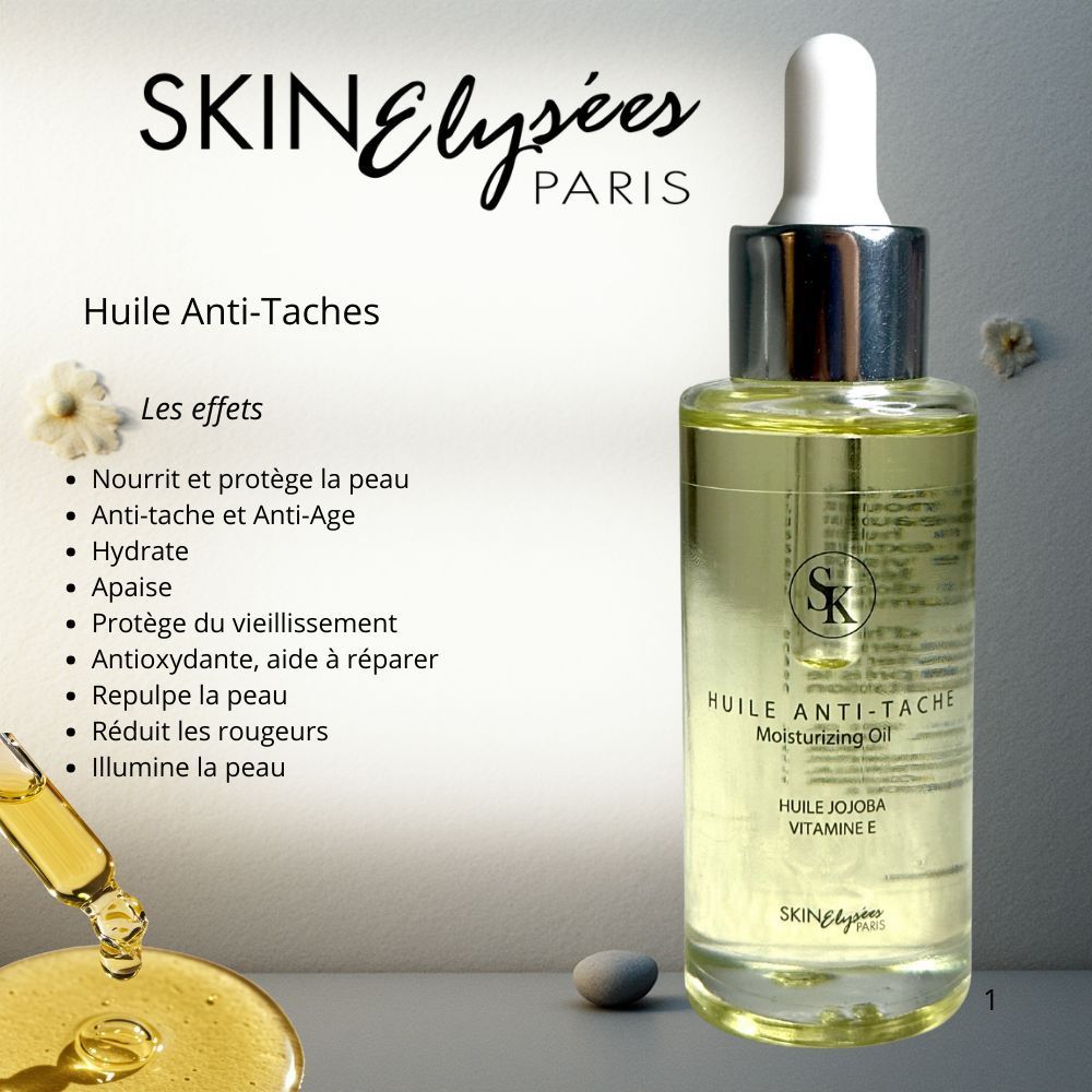 Huile antitaches antirides