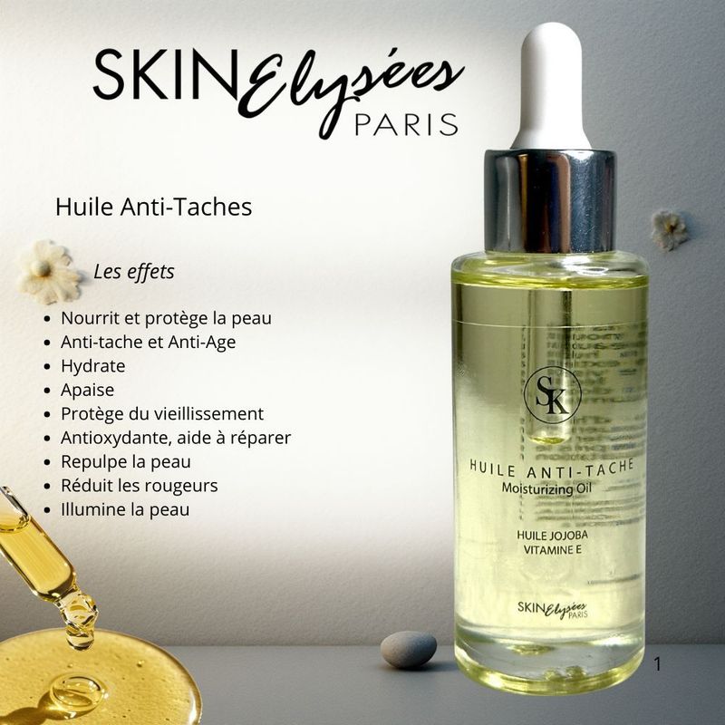 Huile antitaches antirides