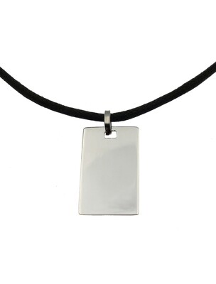 COLLIER PLAQUE GI