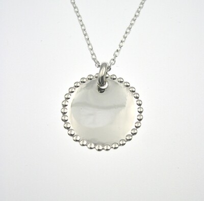 COLLIER PERLE 20MM