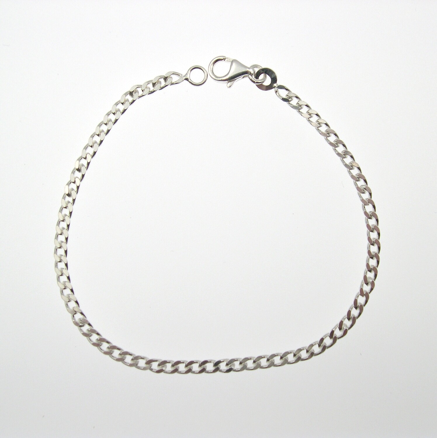 BRACELET ARGENT MAILLE GOURMETTE