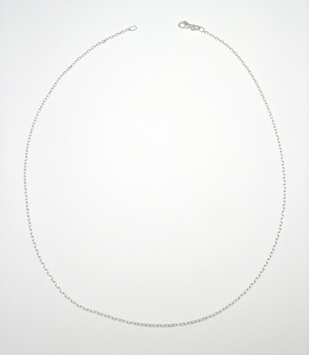 CHAINE ARGENT MAILLE FORCAT 42CM
