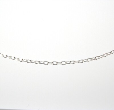 CHAINE ARGENT MAILLE FORCAT 42CM