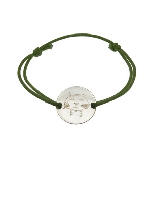 BRACELET JETON 2 TROUS 17MM