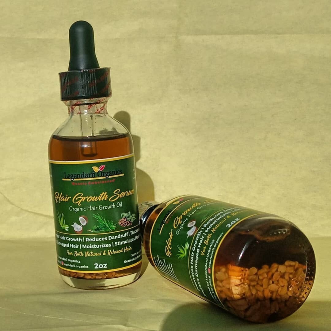 Hair Oils- Growth Serum  &amp; Castor Oil