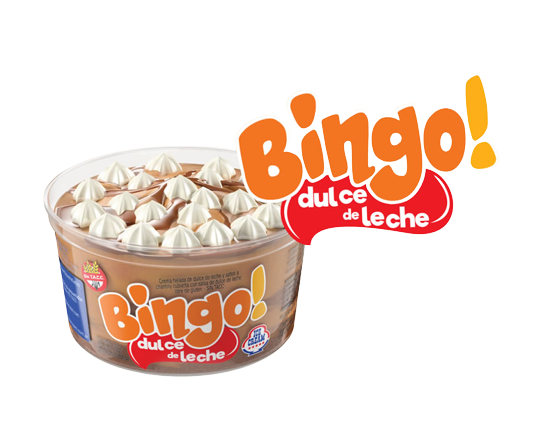 Copa Bingo Dulce de Leche Ice Cream x12uni