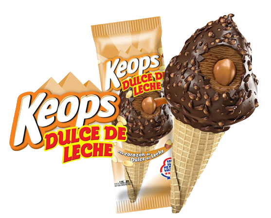 Cono Keops Dulce de Leche Ice Cream x14uni