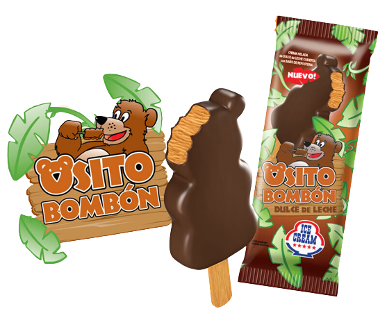 Osito Bombón Dulce de Leche Ice Cream x18uni