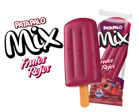 Patapalo Mix Frutos Rojos Ice Cream x24uni