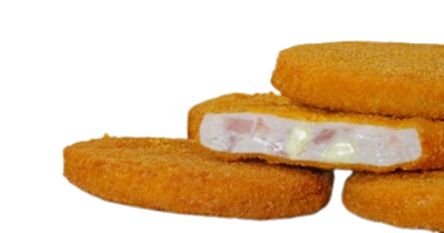 MEDALLON DE POLLO CON JAMON Y QUESO x1kg Grangys