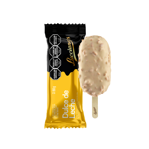 PALETAS DULCE DE LECHE Y CROCANTE LUCCIANO´S