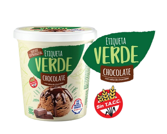POTE ETIQUETA VERDE Helado Chocolate Vegano Ice Cream