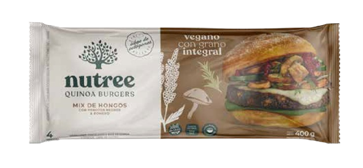 QUINOA CON MIX DE HONGOS Y POROTOS NEGROS/ROMERO Nutree x4uni