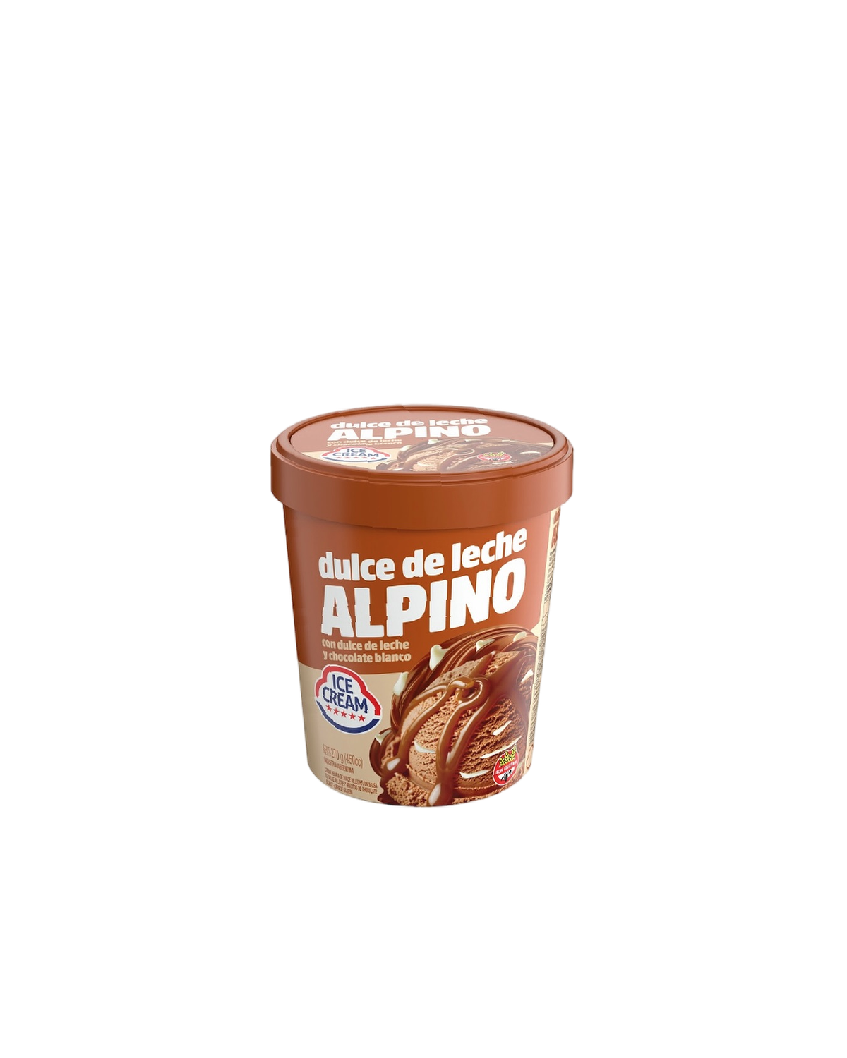 PINTA DULCE DE LECHE AL PINO CON CHOCOLATE BLANCO x270gr Ice Cream