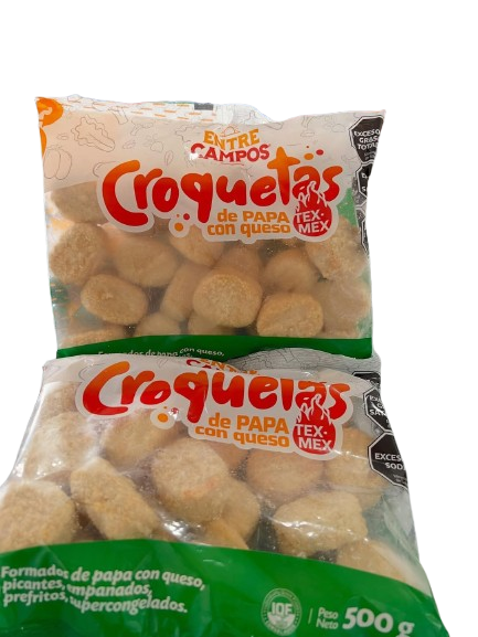 CROQUETAS DE PAPAS Y QUESO x500gr Calisa