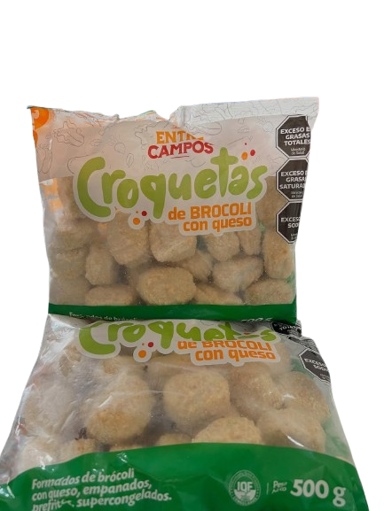 CROQUETAS DE BROCOLI Y QUESO x500gr Calisa