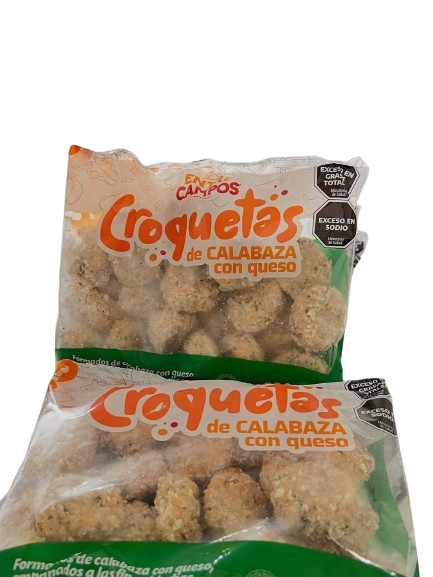 CROQUETAS DE CALABAZA Y QUESO x500gr Calisa