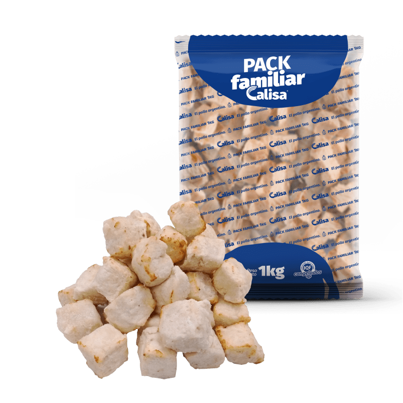CUBOS DE POLLO COCIDOS x1kg Calisa