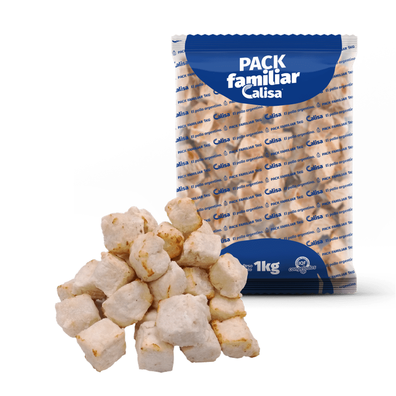 CUBOS DE POLLO COCIDOS x1kg Calisa