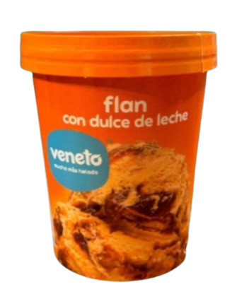 PINTA FLAN CON DULCE DE LECHE  Veneto 300gr