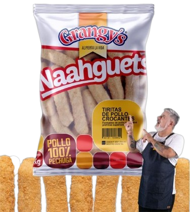 NAAHGUETS TIRITAS CROCANTES Grangys x1kg
