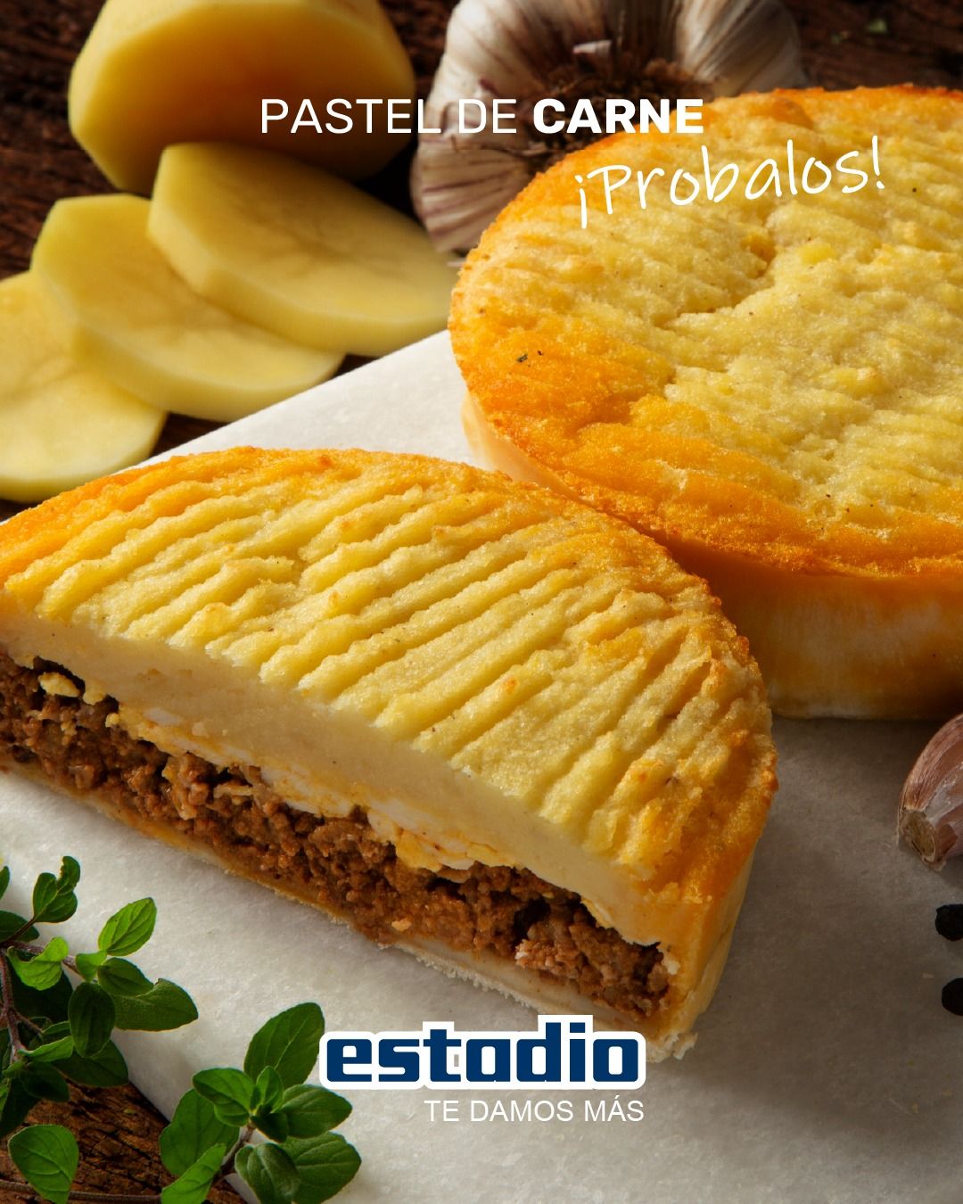 PASTELES INDIVIDUALES Estadio