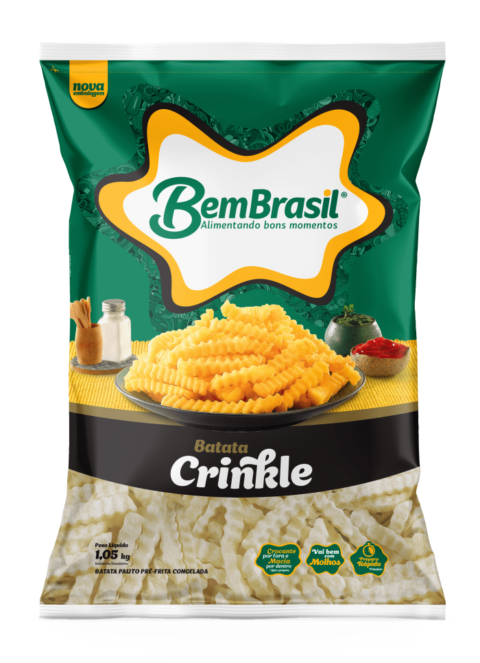 PAPAS CRINKLES BemBrasil x2kg