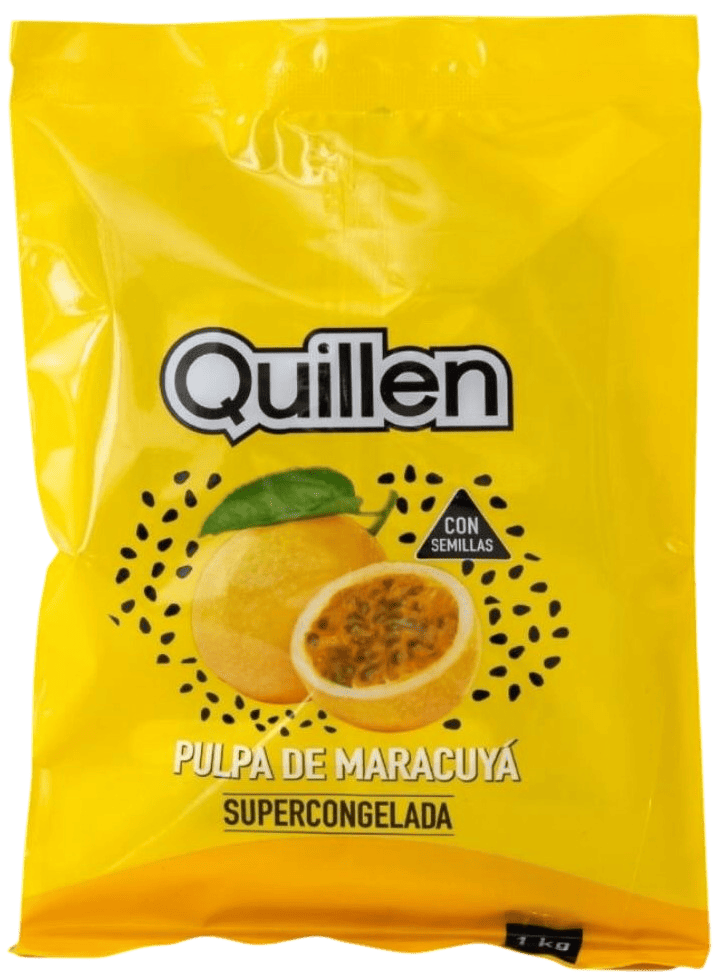 Pulpa Maracuyá c/semilla x400gr Quillen