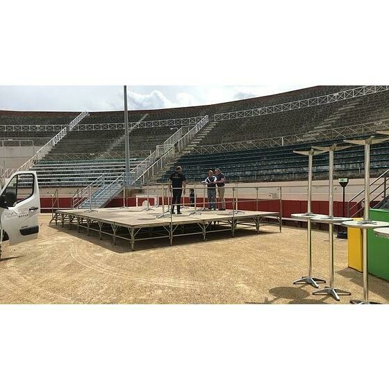Podium et arènes