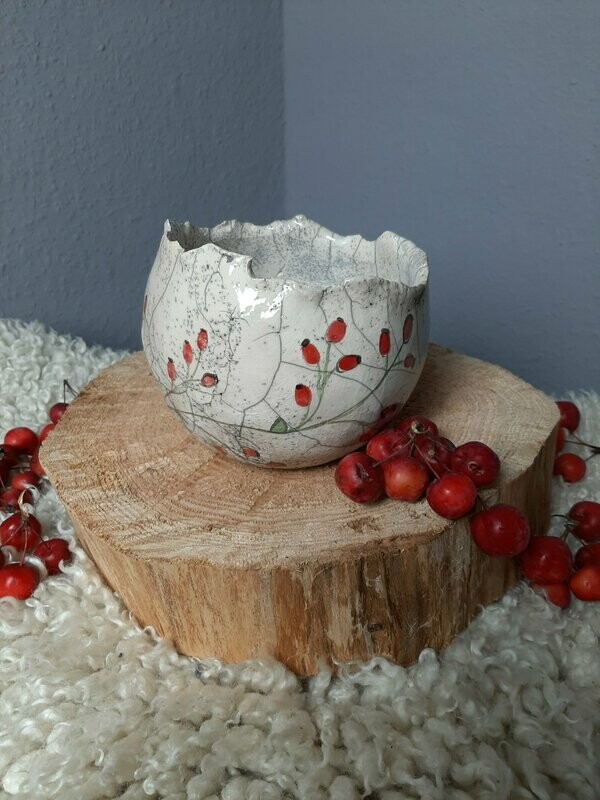 Raku Windlicht