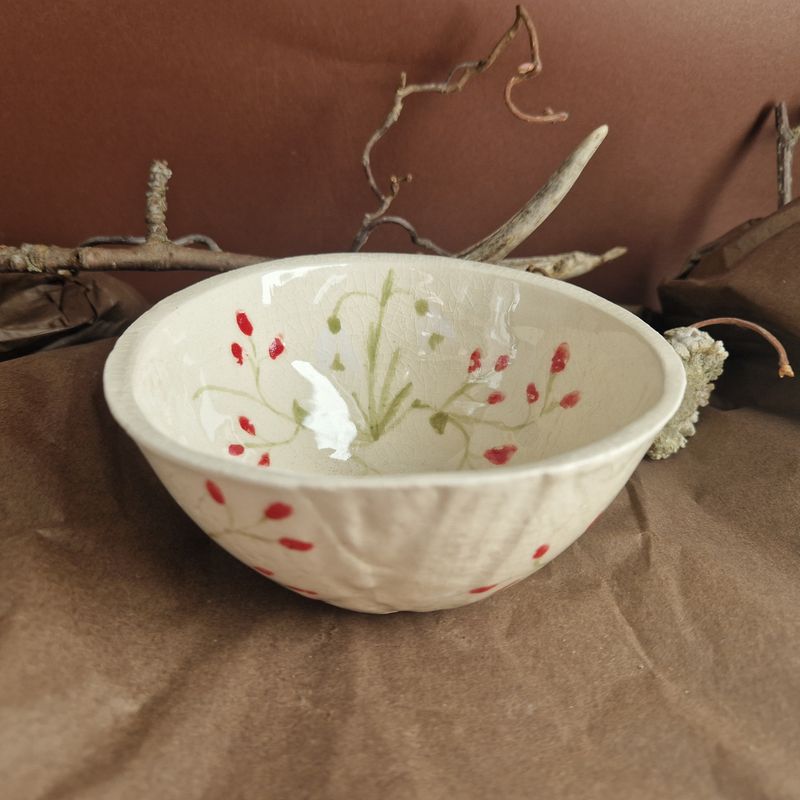 Dessertschale Frühling,Keramik