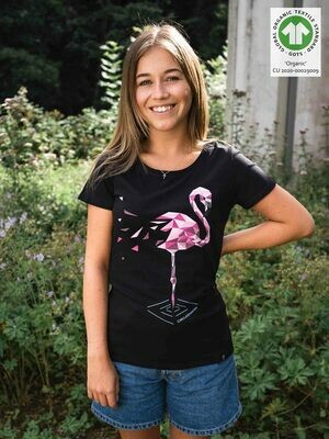 Shirt Flamingo black