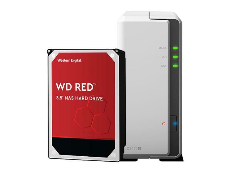 Synology NAS DiskStation DS120j 1-bay WD Red 1 TB Synology NAS DiskStation DS120j 1-bay WD Red 1 TB