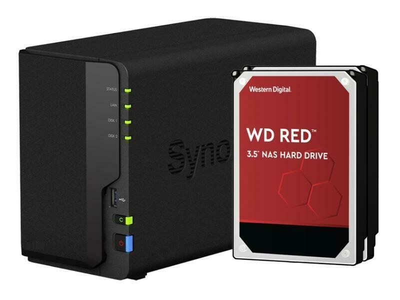 Synology NAS DiskStation DS220+ 2-bay WD Red 4 TB Synology NAS DiskStation DS220+ 2-bay WD Red 4 TB