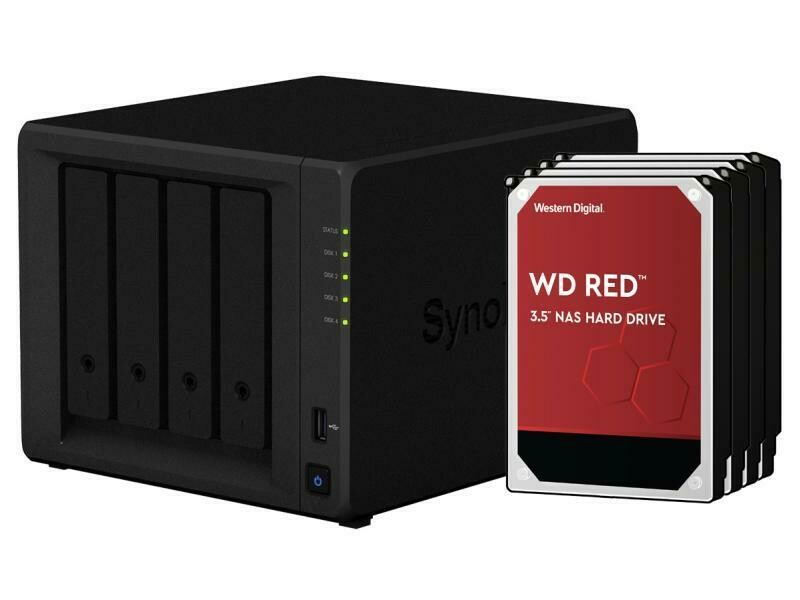 Synology NAS DiskStation DS920+ 4-bay WD Red 16 TB Synology NAS DiskStation DS920+ 4-bay WD Red 16 TB