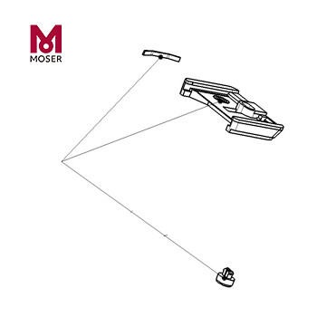 REPUESTO PORTACUCHILLAS MOSER GRIS 1400