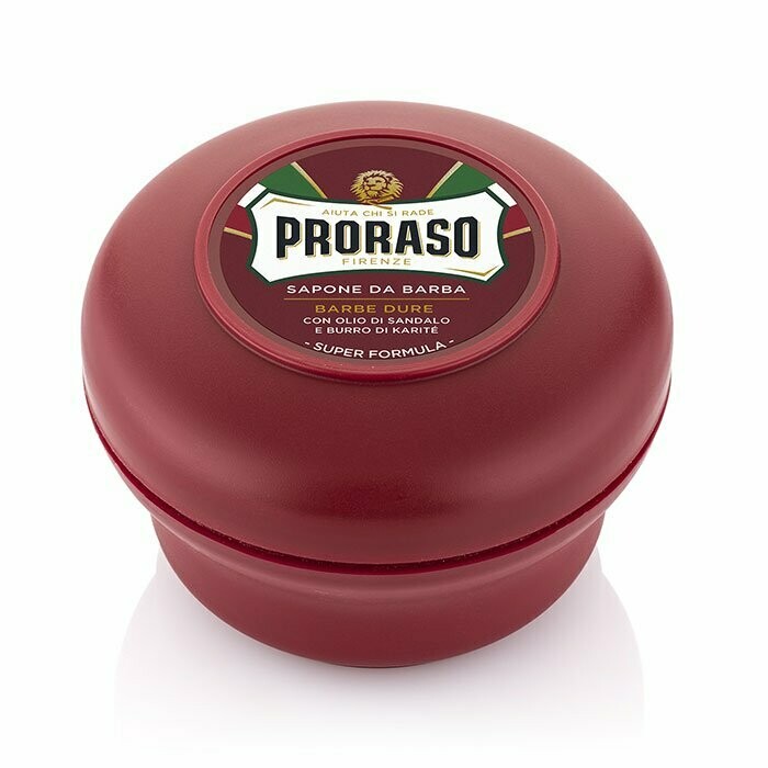 TARRO JABON AFEITAR PRORASO SANDALO-MANTECA KARITE
