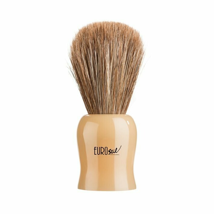 BROCHA DE AFEITAR PELO CABALLO 24MM MANGO BEIG