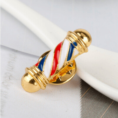 PIN BROCHE SHC BARBER POLE GOLD DORADO