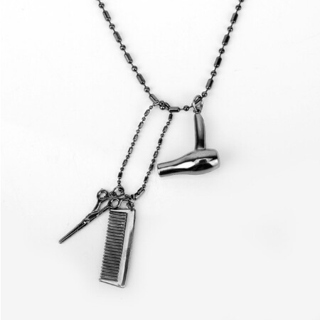 COLGANTE SHC SECADOR TIJERA PEINE  PLATA