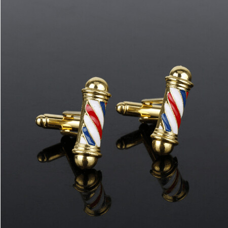GEMELOS SHC BARBER POLE DORADOS