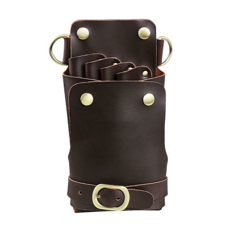 CARTUCHERA BOLSO HERRAMIENTAS MARRON PARA PELUQUERIA