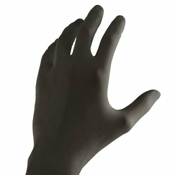 GUANTE NITRILO NEGRO PRO TALLA M 100 UNIDADES