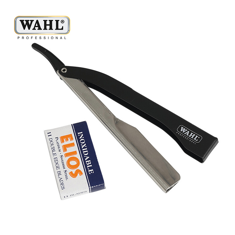 NAVAJA AFEITAR WAHL METALICA + 10 HOJAS ELIOS