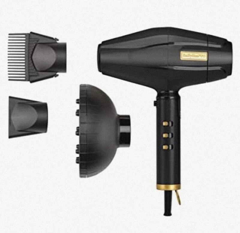 SECADOR BABYLISS PRO BLACKFX 2200 W. DIGITAL Dryer
