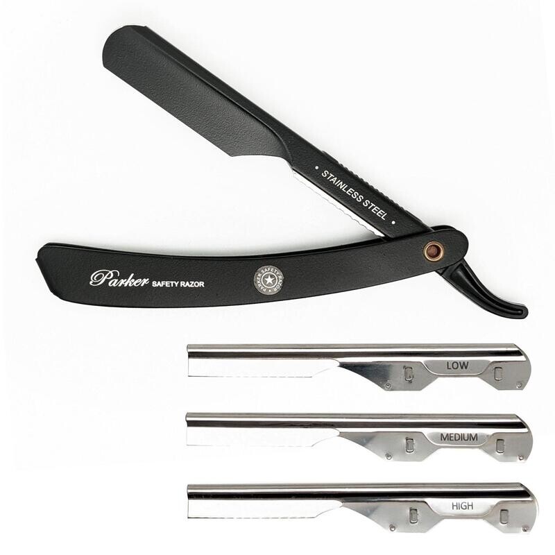 NAVAJA AFEITAR PARKER PTABK + 3 SOPORTES